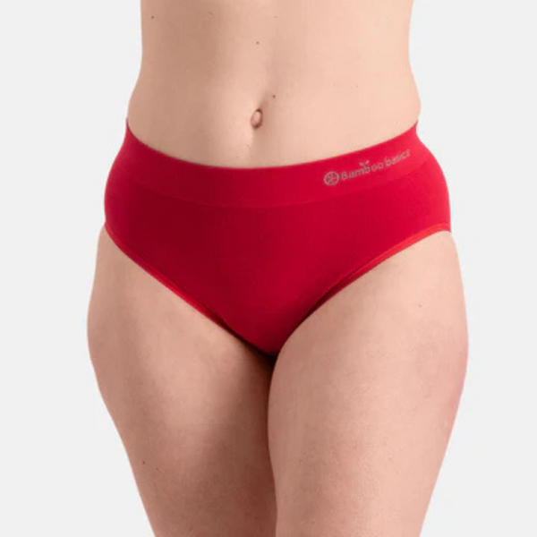 Belle bambu maxi trosor - röda 3-pack