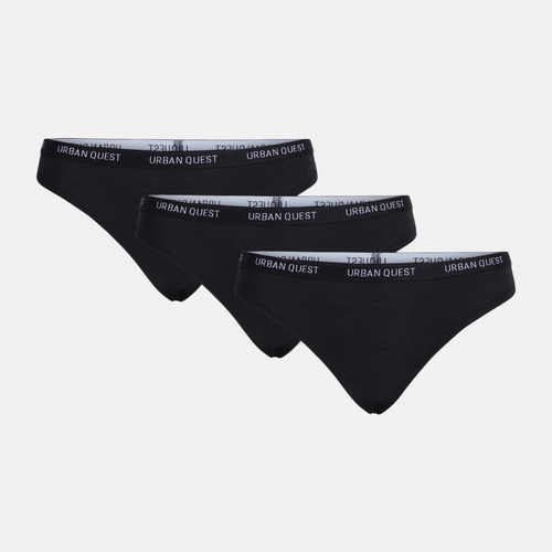 3 pak Sort bambus G-streng trusse fra Urban Quest