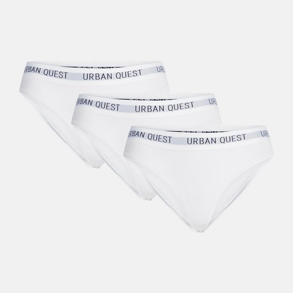 3 pak Hvid bambus Tai trusse fra Urban Quest