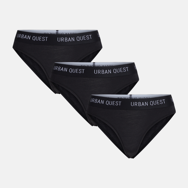 3 pak Sort bambus Tai trusse fra Urban Quest