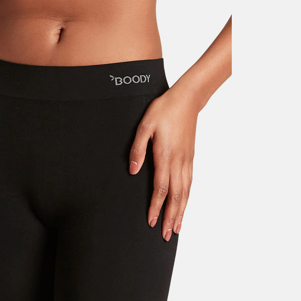 Svarta leggings i bambu 3/4