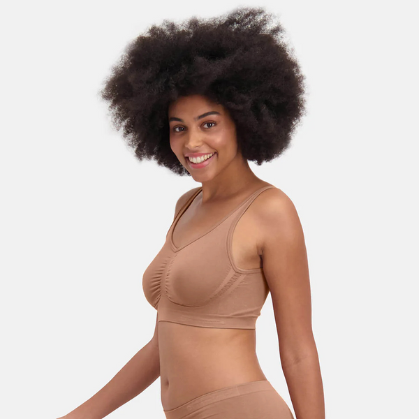 Nova bambu-bh utan vaddering - tan nude 2-pack
