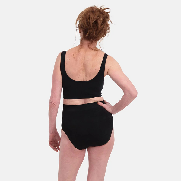 Amy bambu extra höga maxi trosor - svarta 2-pack