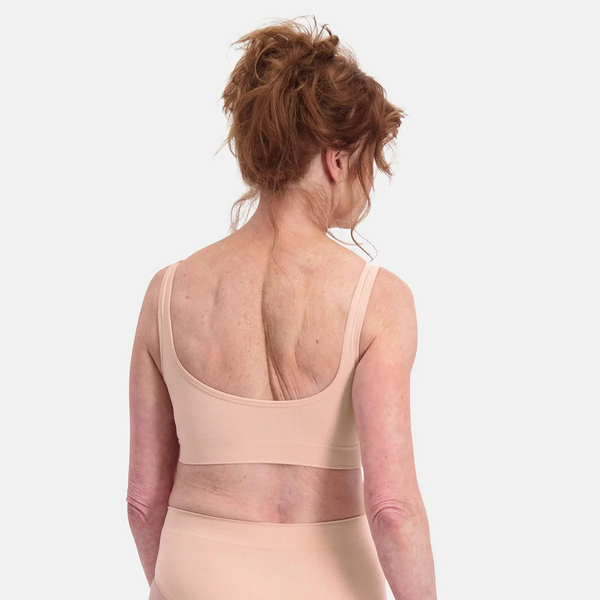 Fleur bambu vadderad bh utan bygel - rosa nude