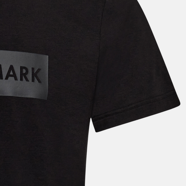 Svart bambu T-shirt med logotyp