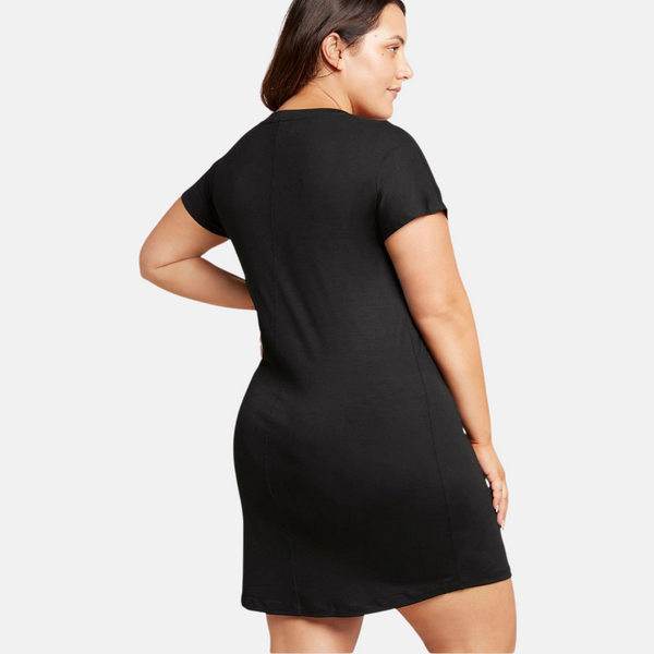 Nattlinne i svart bambu