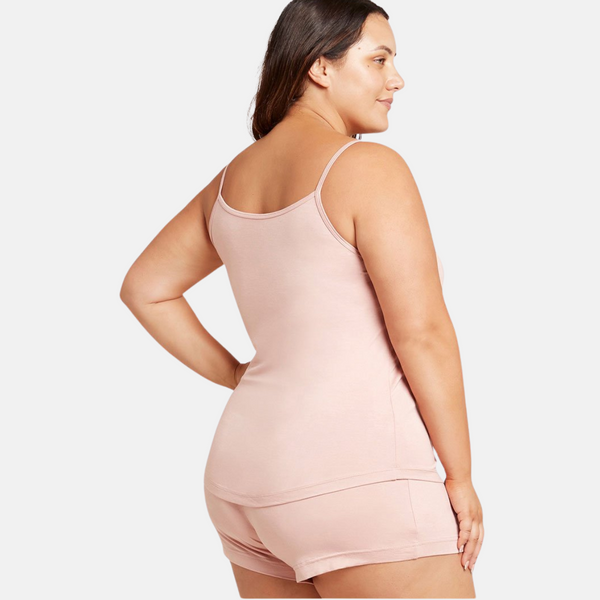 Rosa natttopp i bambu