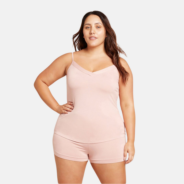 Rosa natttopp i bambu