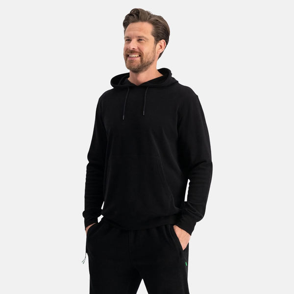 Boas bambu hoodie svart