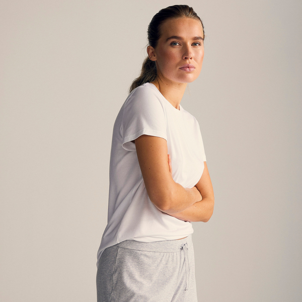 Ljusgrå bambushorts