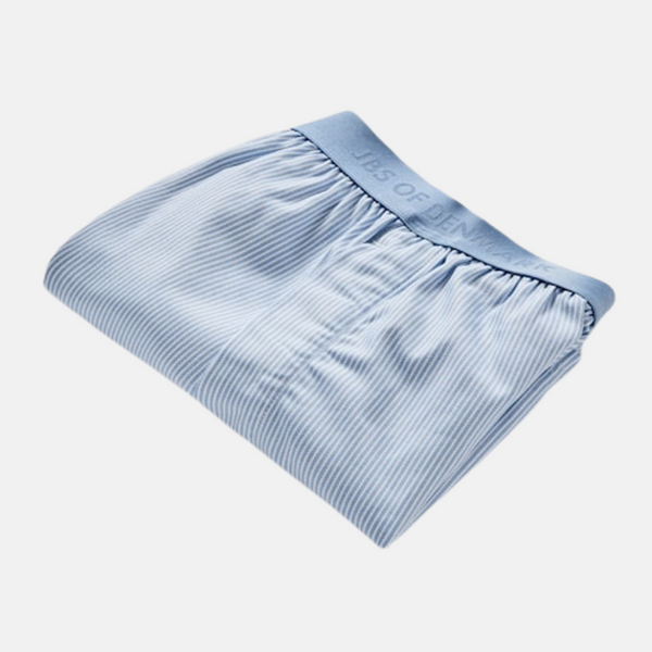 2 par ljusblårandiga boxershorts i bambu