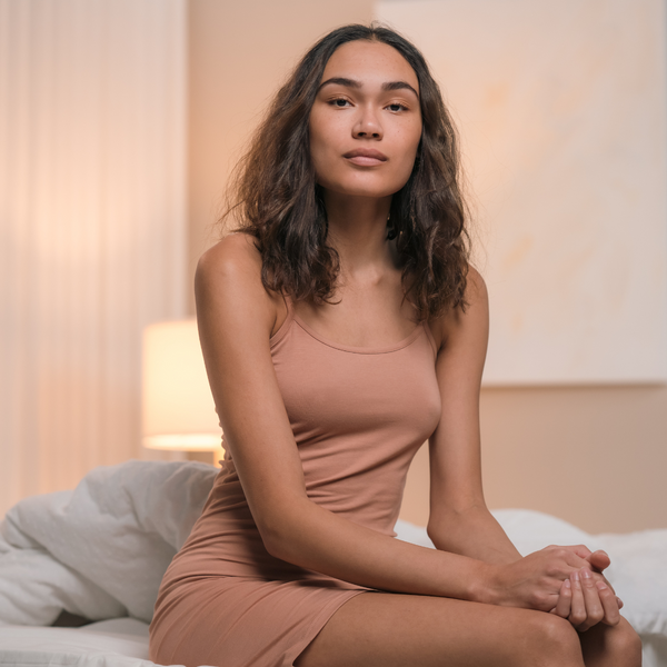 Solbränd bambu underkjol