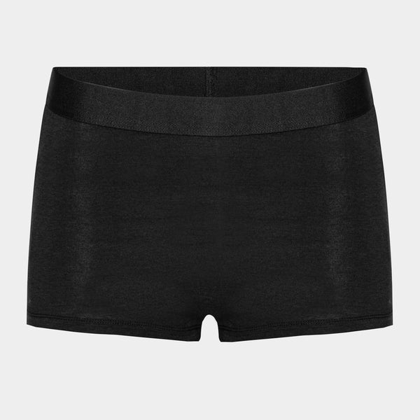 3-pack svarta bambu hotpants
