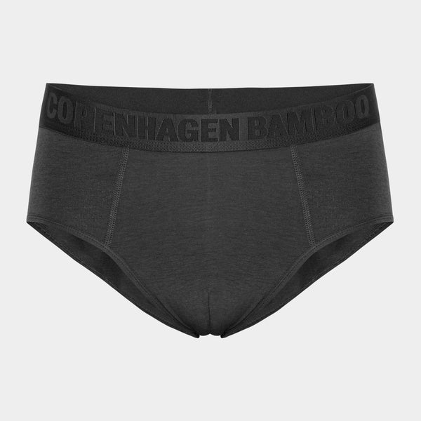 3-pack herrkalsonger i bambu svart/marinblå/grå