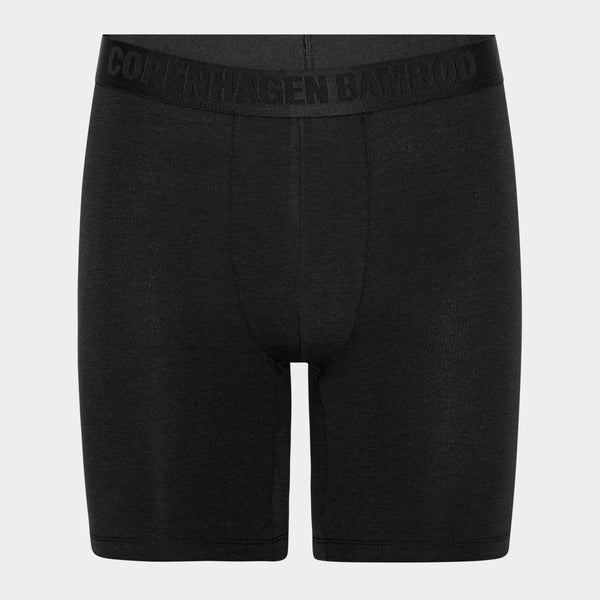 3-pack bambutrosor med långa ben, svarta/marinblå/grå