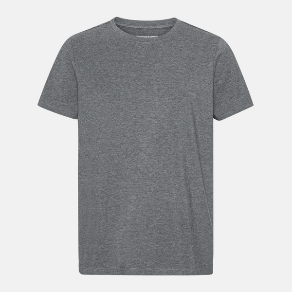 3-pack bambu t-shirt svart/mörkgrå melerad/vit