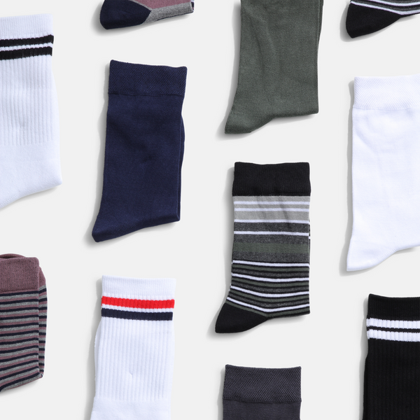 5-pack armygröna bambustrumpor