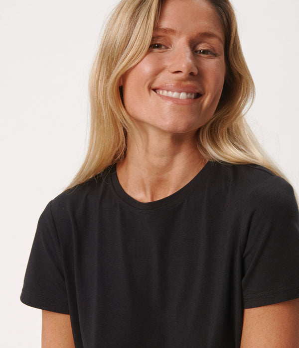 3-pack svart bambu-t-shirt