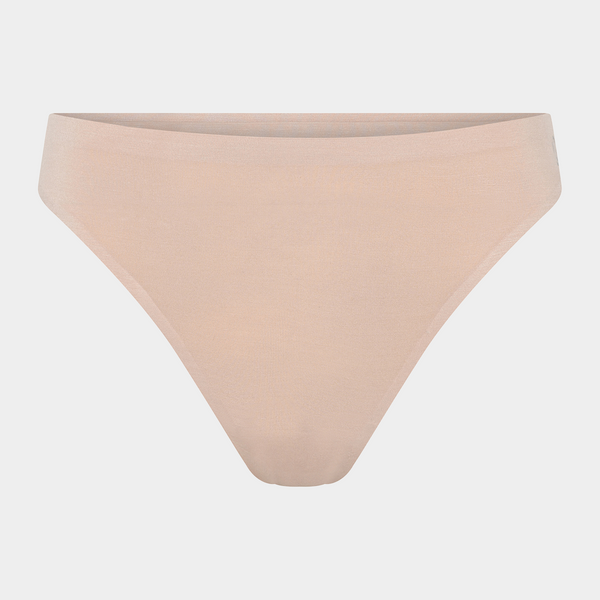 3-pack bambu-stringtrosor i svart/vitt/hudfärgat