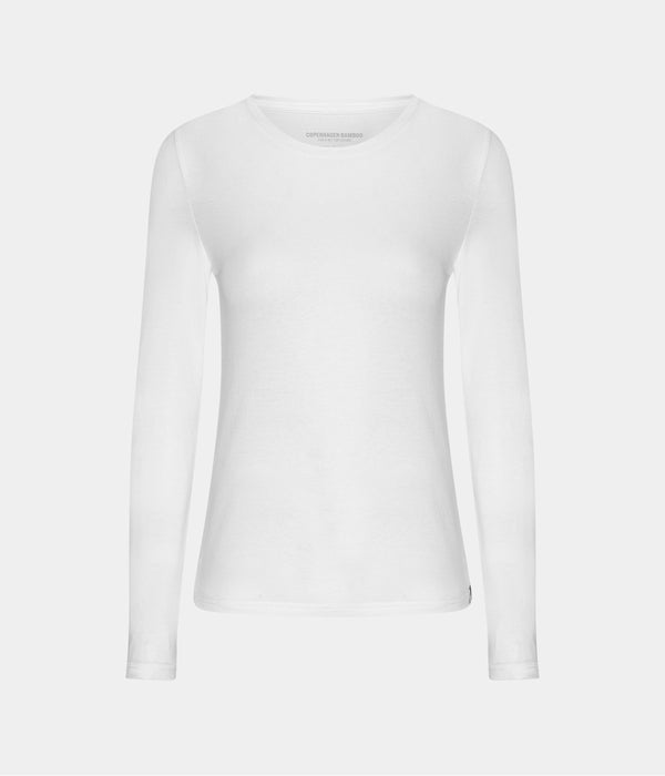 3-pack bambu långärmad t-shirt svart/vit/marinblå