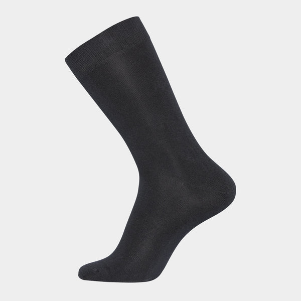 5 par navy bambus strømper Lindbergh