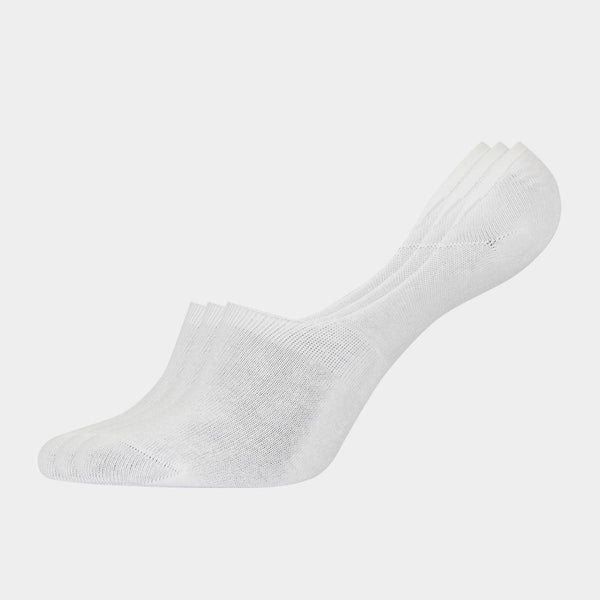 3 pak hvide footies i bambus 37-41 Decoy