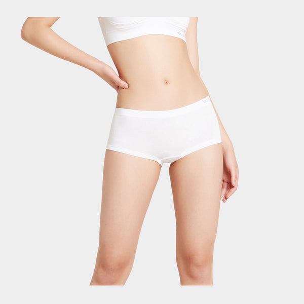 Hvide bambus hotpants Boody