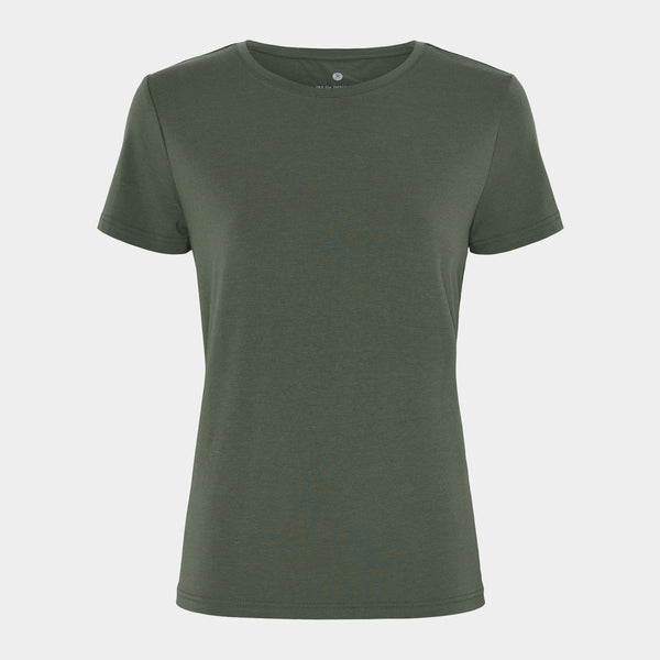 Army bambus T-shirt med rund hals XS JBS of Denmark