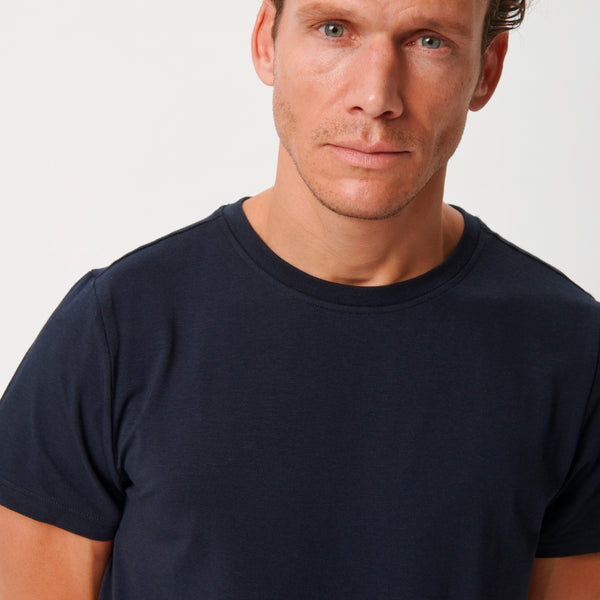 Navy crew neck bambus T-shirt Copenhagen Bamboo