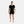 Sort bambus anti-sved T-shirt med V-hals