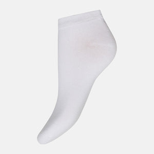 10 pak hvid bambus sneakerstrømper   Decoy