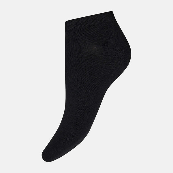 10 pak sort bambus sneakerstrømper   Decoy