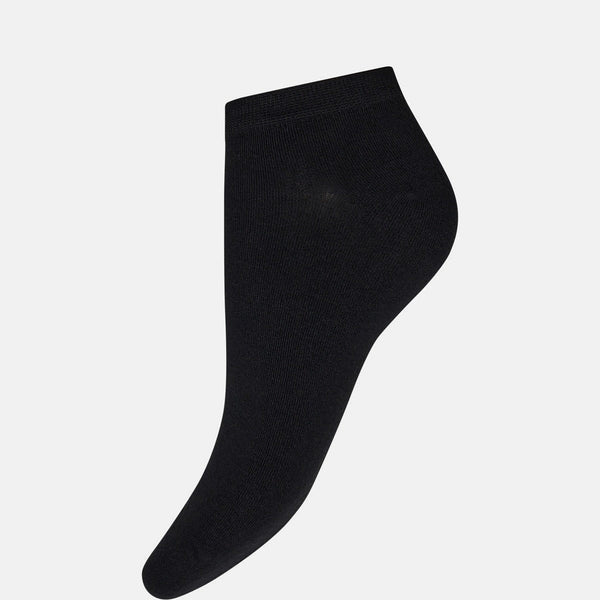 10 pak sort bambus sneakerstrømper   Decoy