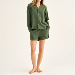 Gröna shorts i bambu
