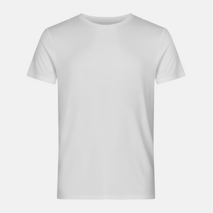 2 pak Hvid slim fit bambus T-shirts fra Resteröds