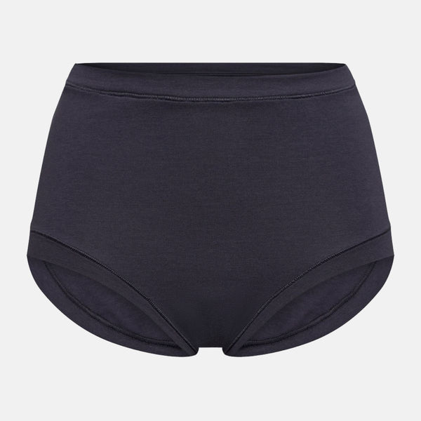 Mörkgrå bambu maxi trosor