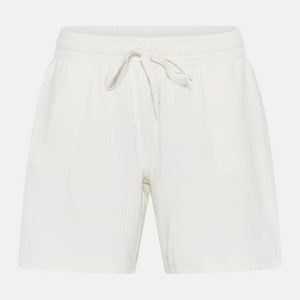 Hvid bambus loungesæt T-shirt og shorts fra CCDK