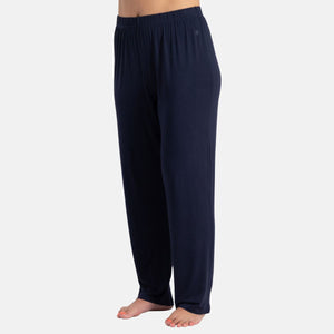 Nina blå langærmet pyjamassæt fra Bamboo Basics billede 6