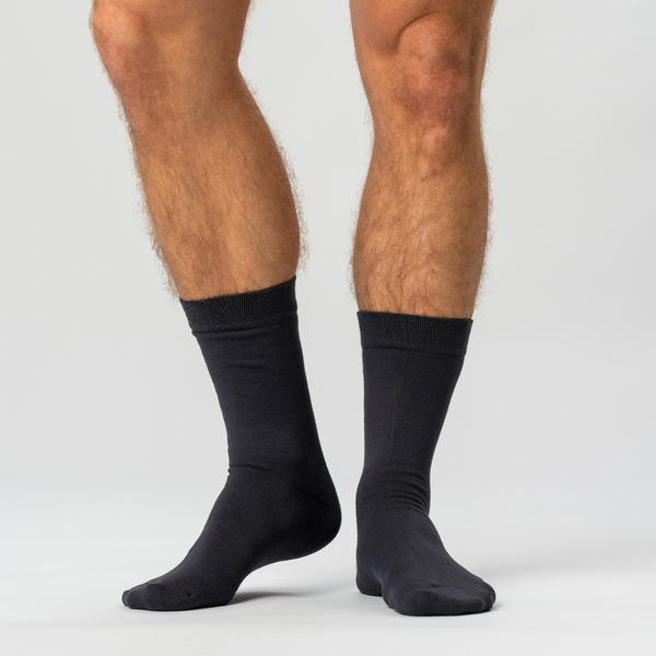 5 par flerfärgade bambustrumpor