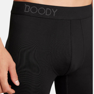 Sort bambus underbukser med lange ben fra Boody billede 4