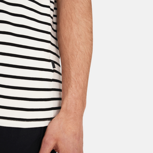 Randig T-shirt i bambu