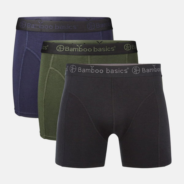 Rico bambu kalsonger - svart, army och marin 3-pack