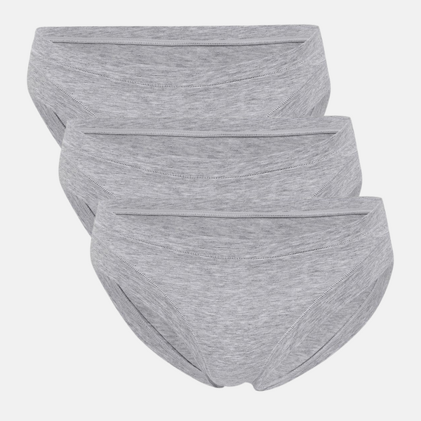 3-pack ljusgrå bambu tai trosor