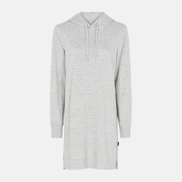 Luvtröja i ljusgrå bambu