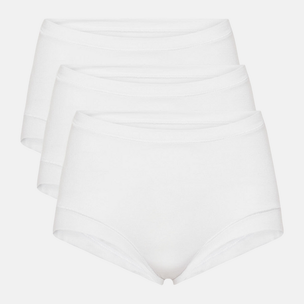 3 paket vita bambu maxi trosor