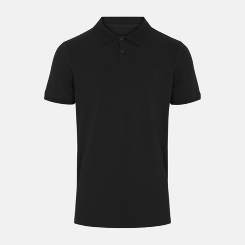 Sort bambus polo shirt fra JBS of Denmark
