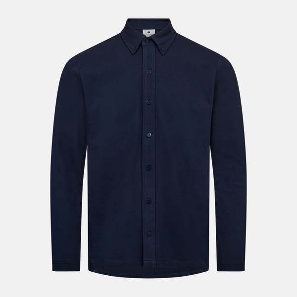 Mörkblå skjorta i bambu