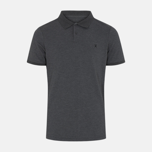 Mörkgrå pikétröja i bambu