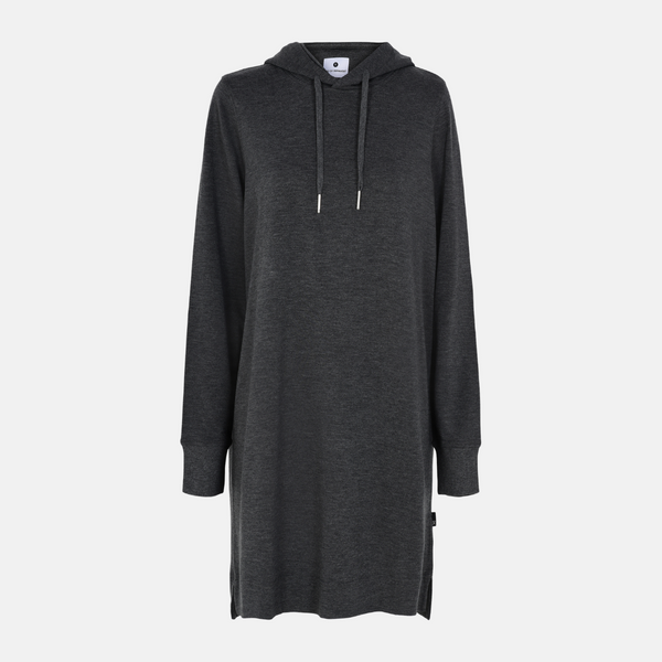 Mörkgrå huvtröja i bambu