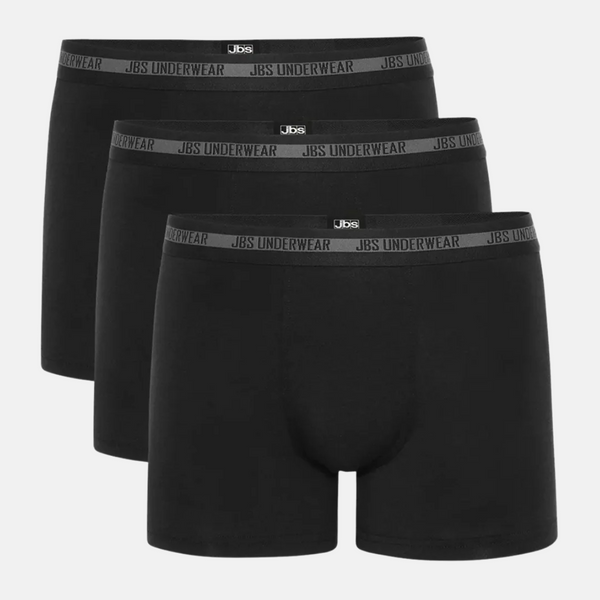 3 par bambu kalsonger svarta